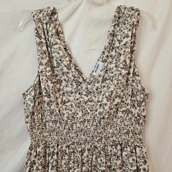 Old Navy Floral Maxi Dress Womens XL NWT Cottagecore Peasant Prairiecore Fall - Picture 5 of 11